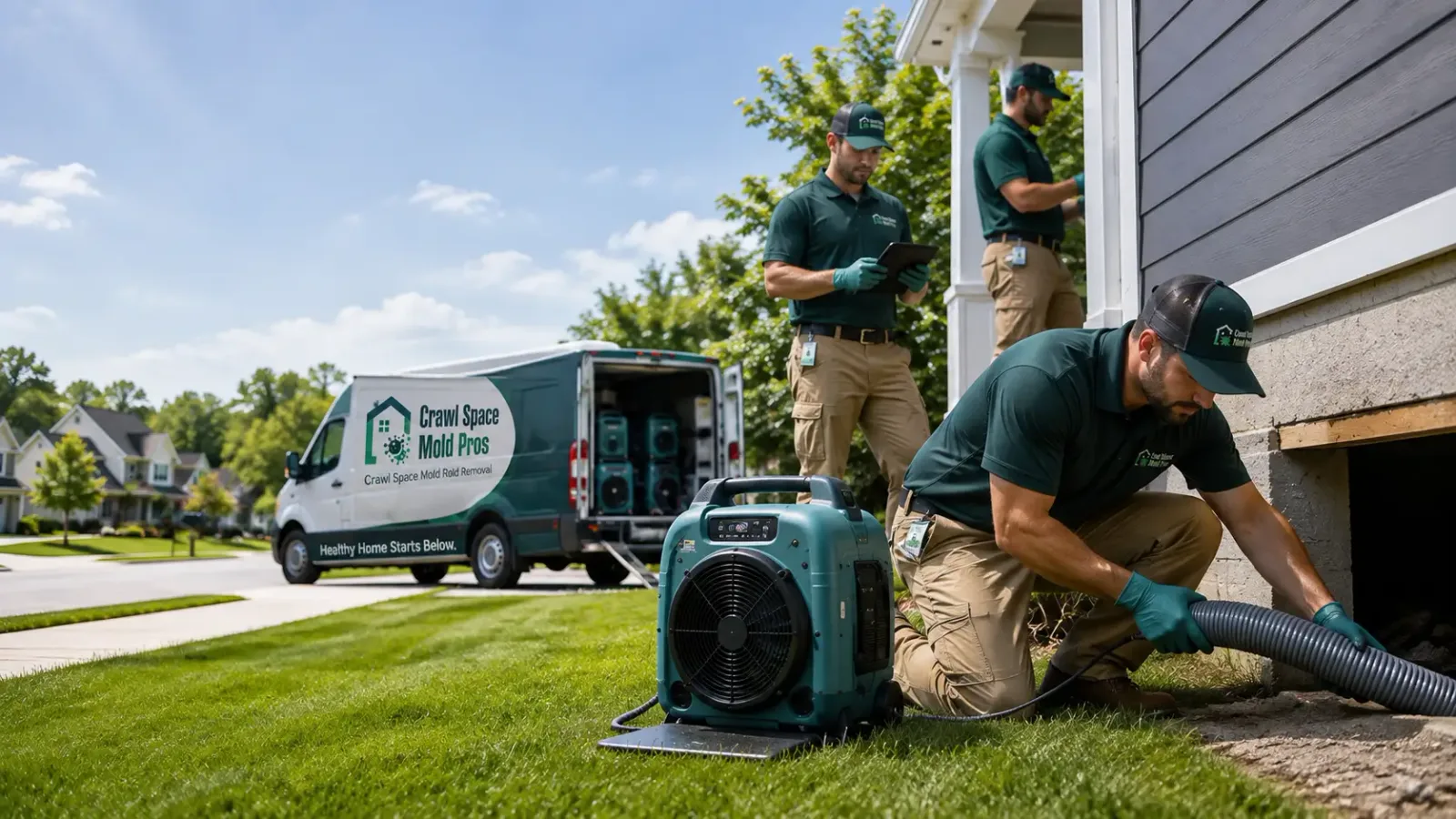 Crawl Space Mold Removal in Greenbush, ME